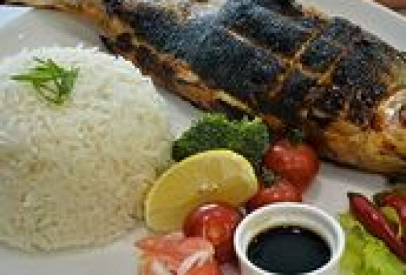 Grilled Bangus Meal