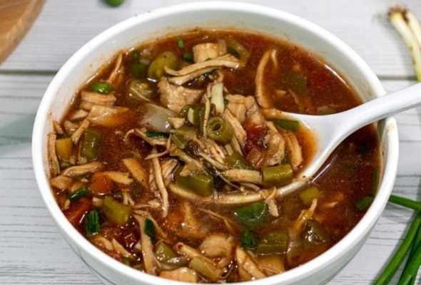 Hot & Sour soup chicken