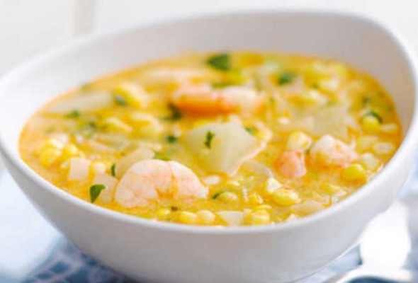 Prawn Corn soup