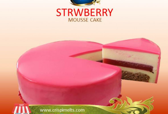 STRAWBERRY MOUSSE CAKE