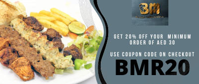 20% OFF MIN ORDER OF  AED 30