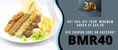 40% OFF MIN. ORDER OF AED 50