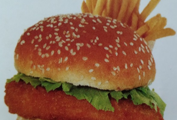 Chicken fillet burger