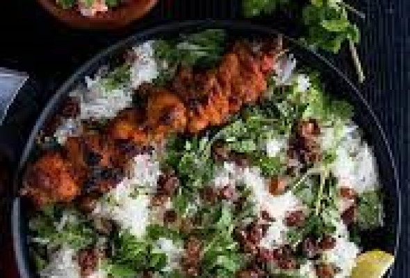 Grilled Chicken Tikka Biryani + Raita & Salad