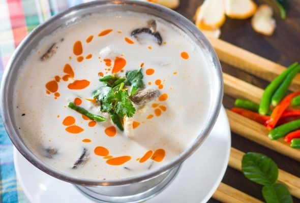 Coconut Soup with Vegetables