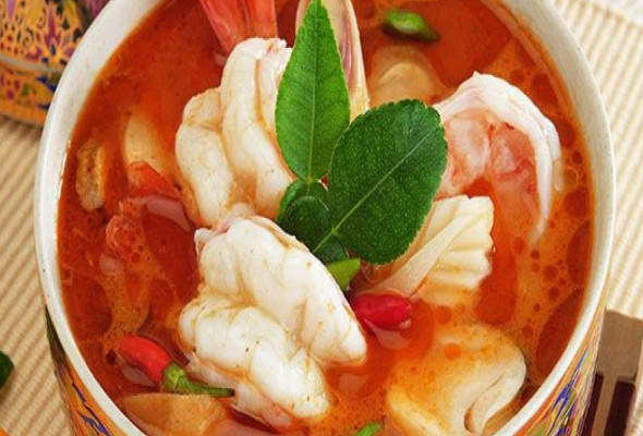 Hot and sour soup Prawn