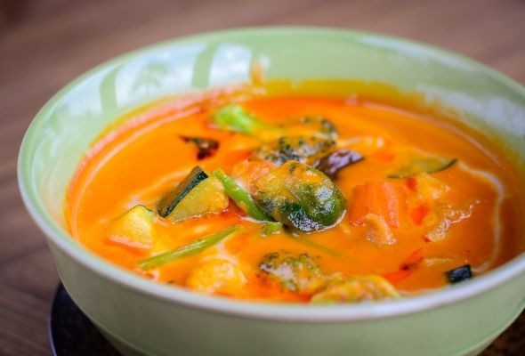 Tom Yum Soup with Vegetables